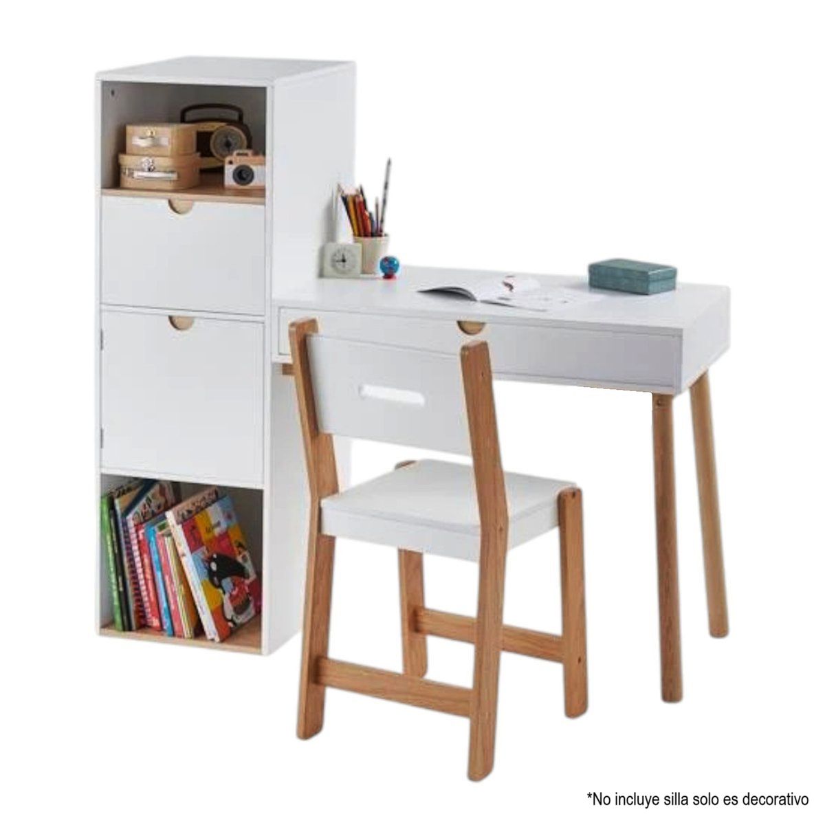 GENERICO - Escritorio Infantil Moderno Katlyn Amore Home