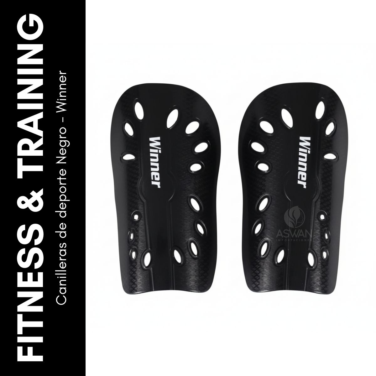 GENERICO - Canilleras de deporte Negro - Winner