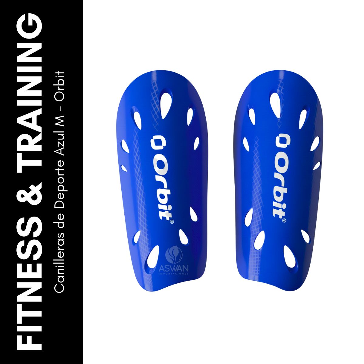 GENERICO - Canilleras de Deporte Azul M - Orbit