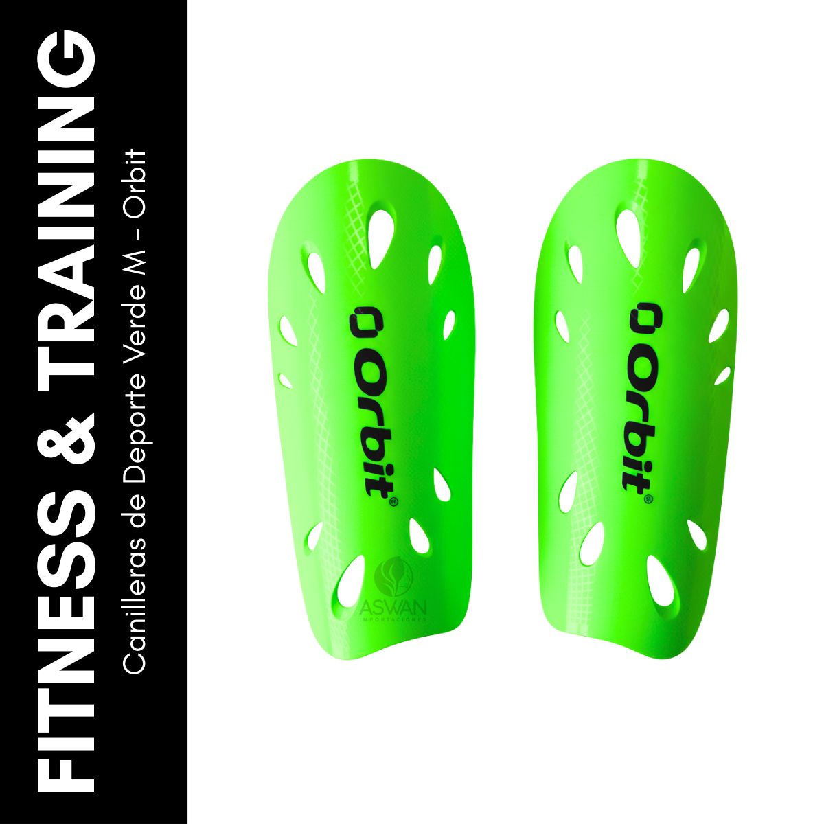 GENERICO - Canilleras de Deporte Verde M - Orbit