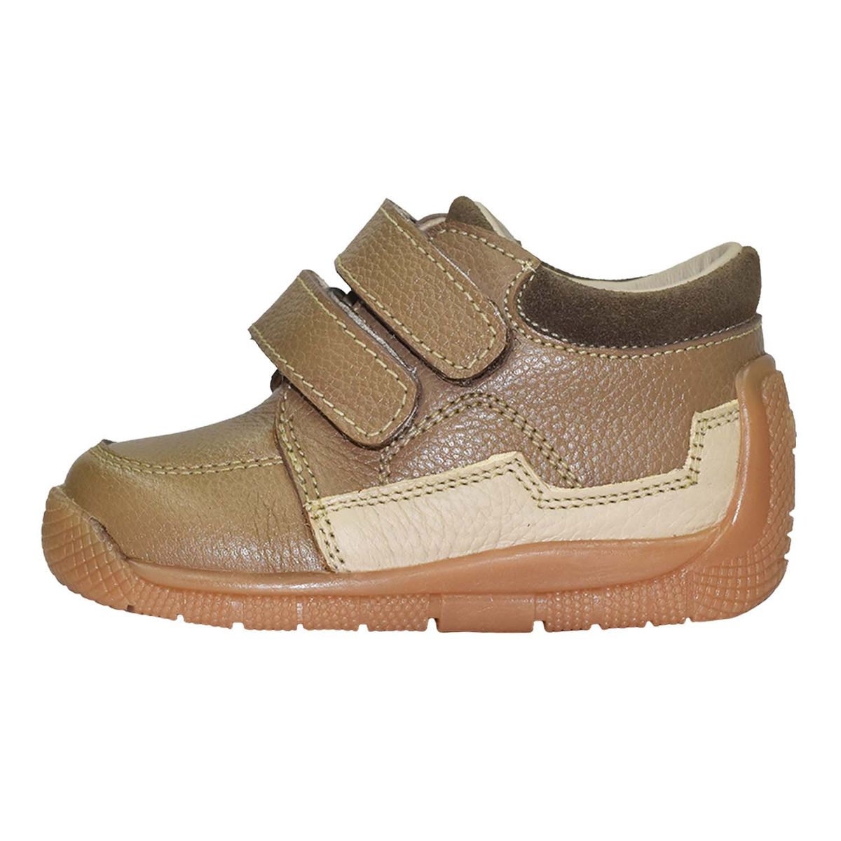 BRUNO KIDS - ZAPATO PIBE PARA NIÑO BRUNO KIDS DE CUERO NUTRIA PRIMEROS PASOS