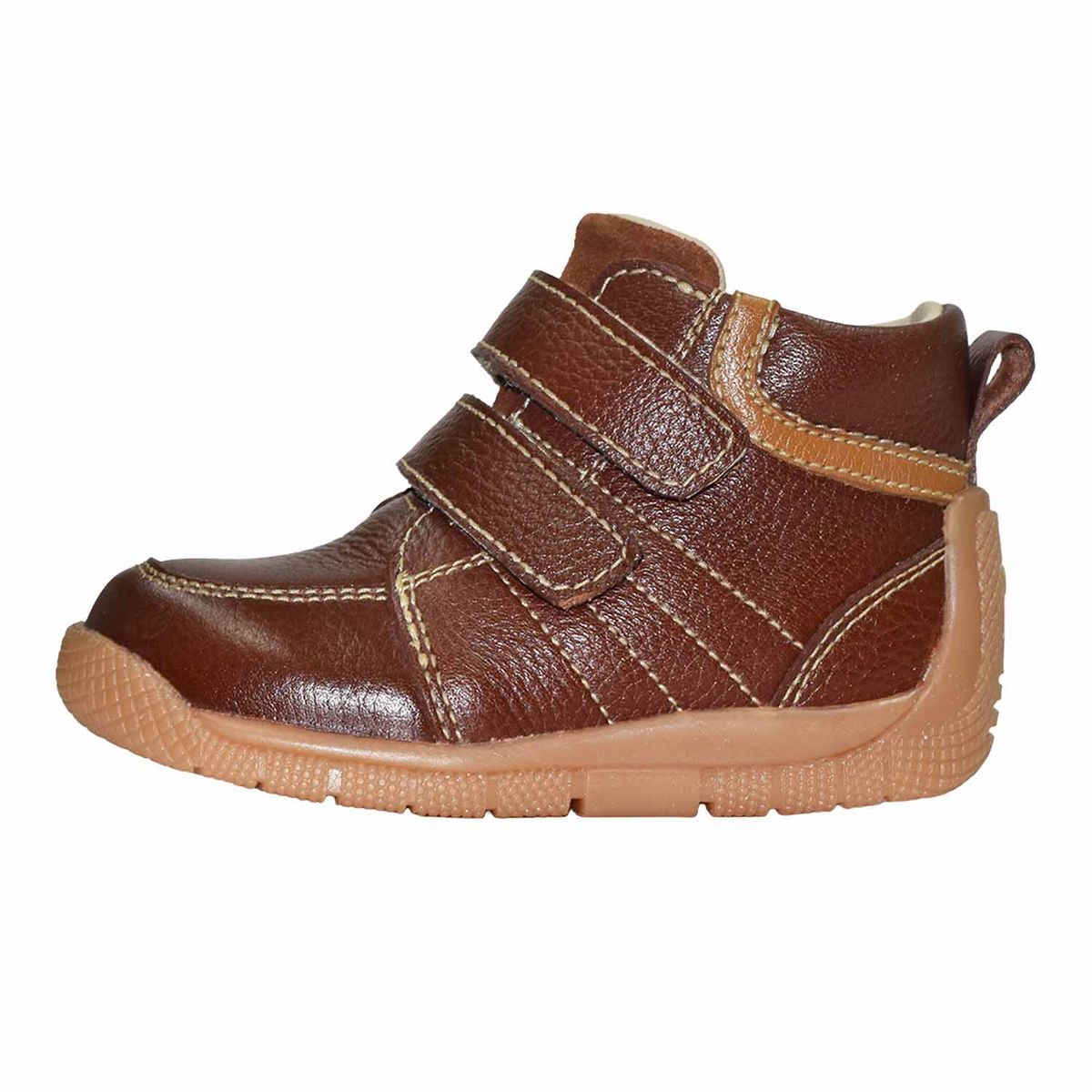 BRUNO KIDS - ZAPATO PIBE PARA NIÑO BRUNO KIDS DE CUERO ROBLE PRIMEROS PASOS