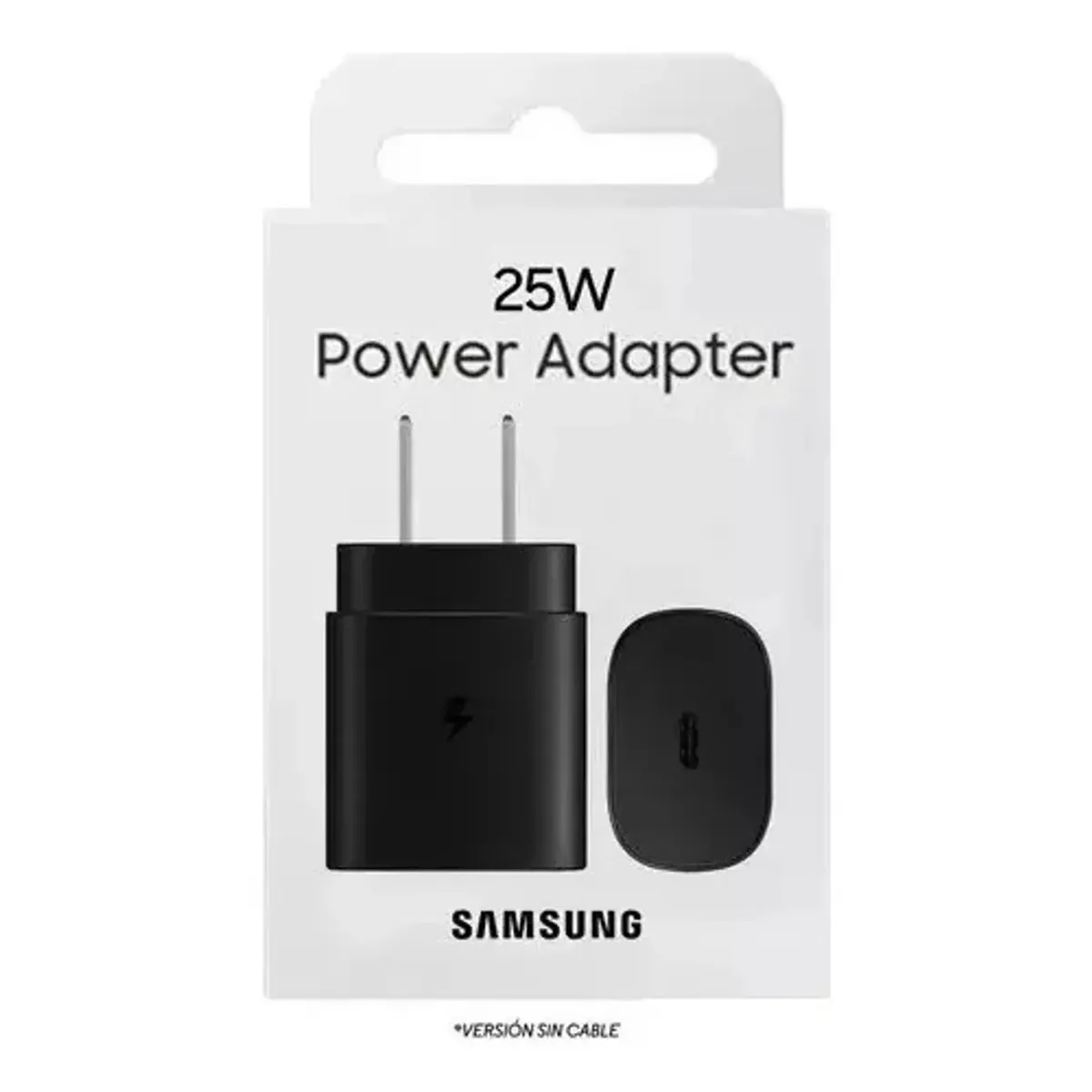 SAMSUNG - ADAPTADOR SAMSUNG Tipo C 25W Original - NEGRO
