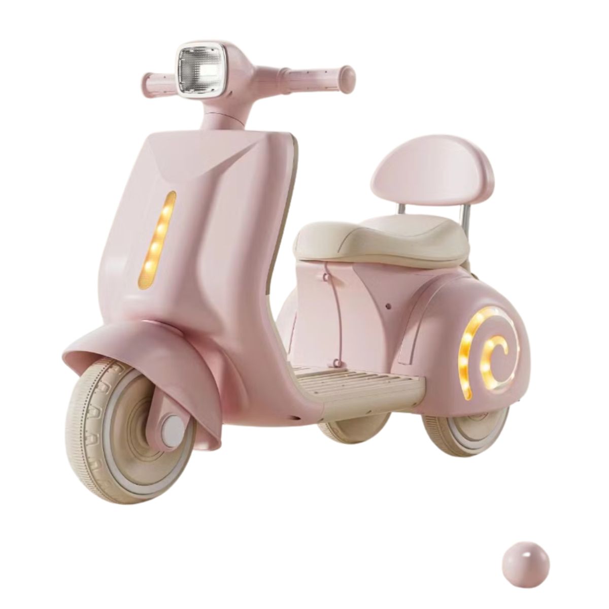 INSPIRA MARKET - Moto Eléctrica Infantil Vintage Rosa