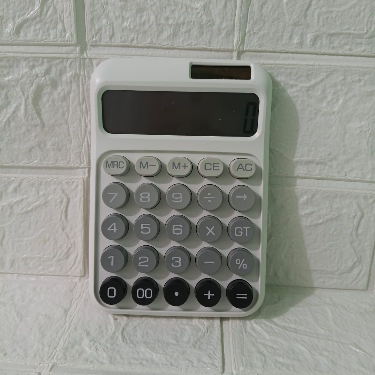 GENERICO - CALCULADORA RETRO GRIS 12 DIGITOS