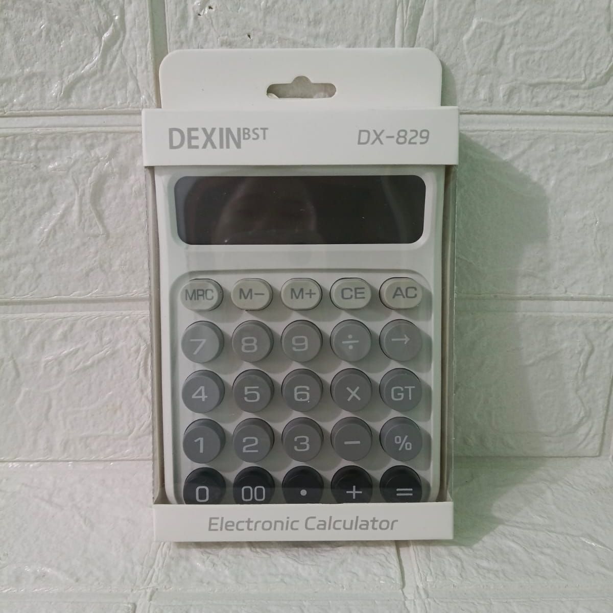 GENERICO - CALCULADORA RETRO GRIS 12 DIGITOS