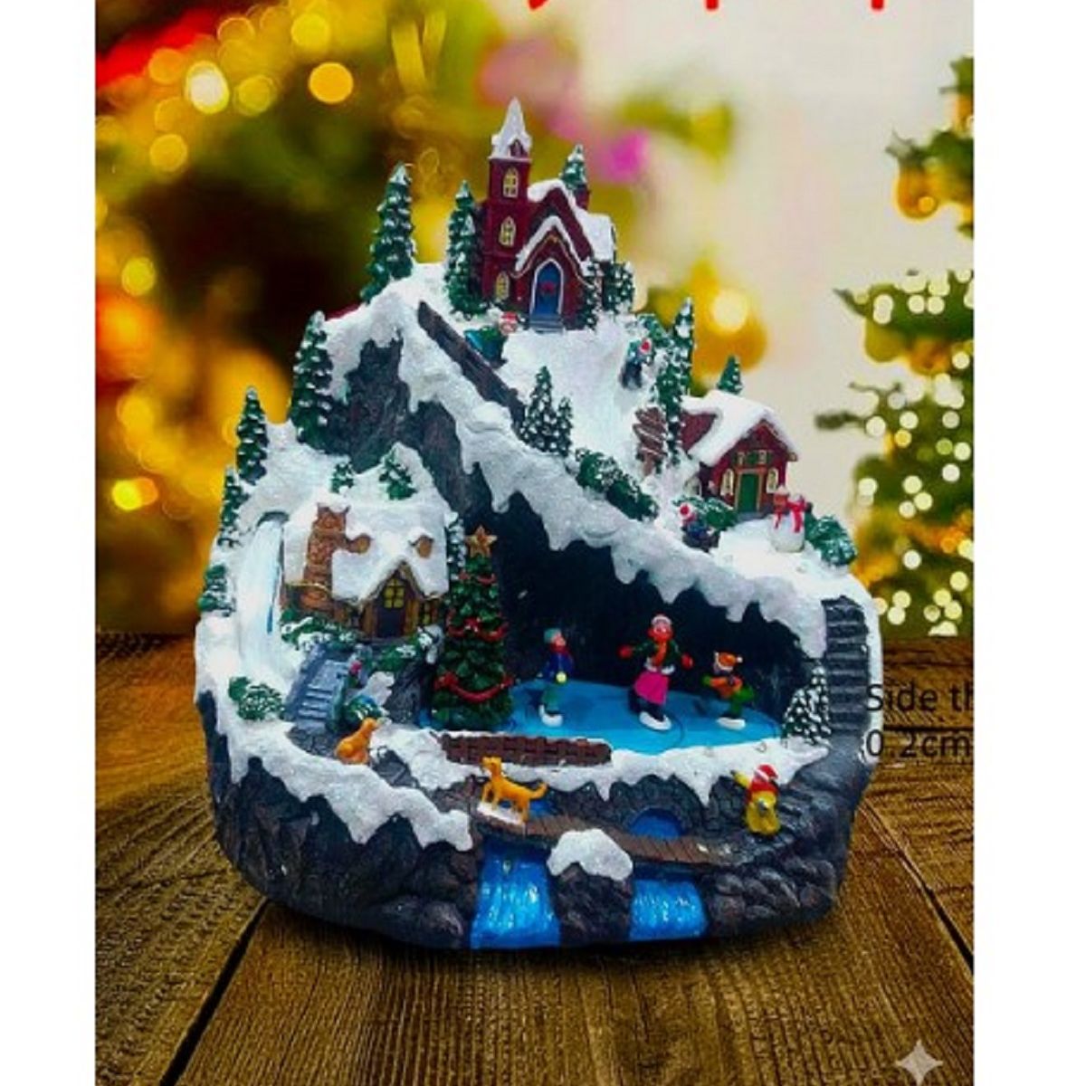 GENERICO - VILLA NAVIDEÑA DE CALIDAD A1 CON MOVIMIENTO Y MUSICAL