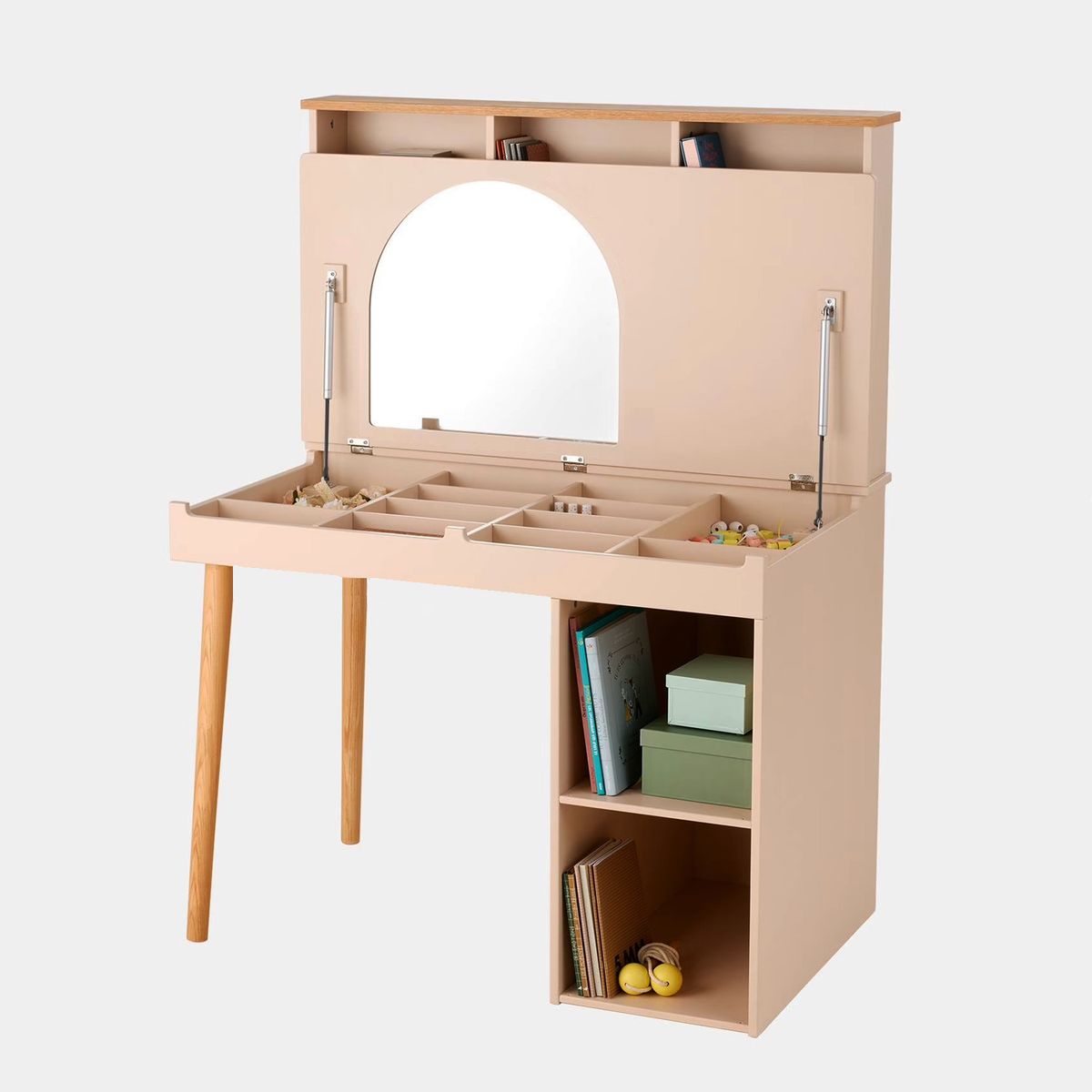 GENERICO - Escritorio Tocador Infantil 2En1 Brina Amore Home