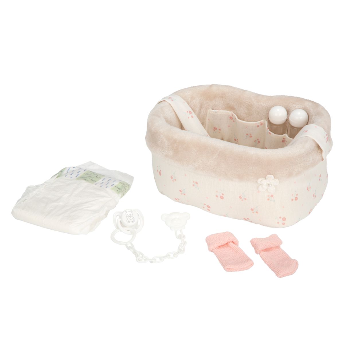 MUÑECAS REBORN - Canastilla Arias con Accesorios