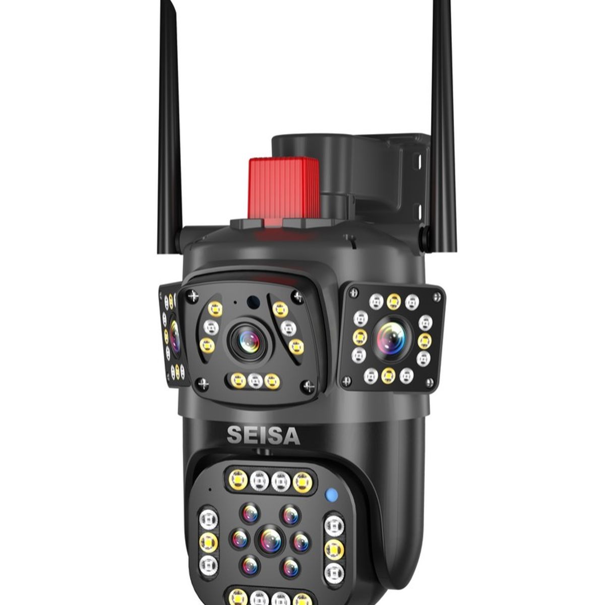 SEISA - Camara De Vigilancia Con Movimiento - Wifi Exteriores - Triple Lente fullHD