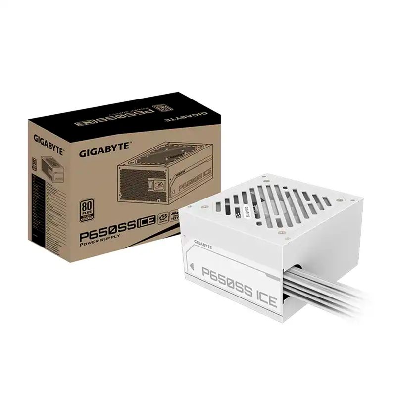 GIGABYTE - FUENTE DE PODER GIGABYTE GP-P650SS 80 PLUS SILVER ICE WHITE