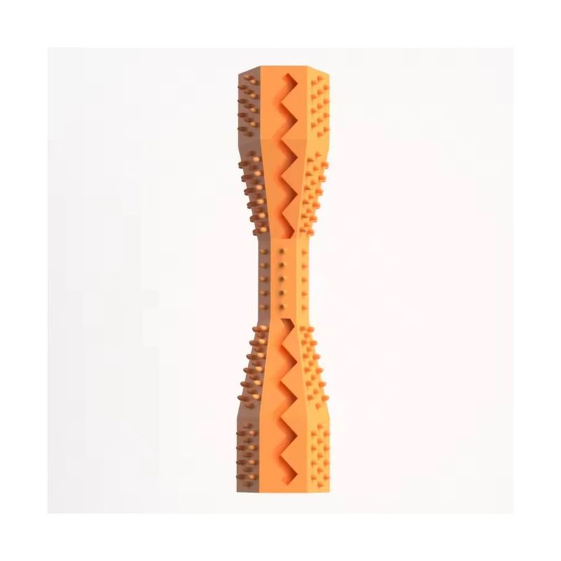 GENERICO - Juguete para Higiene Dental de Perros Color Naranja 13 cm