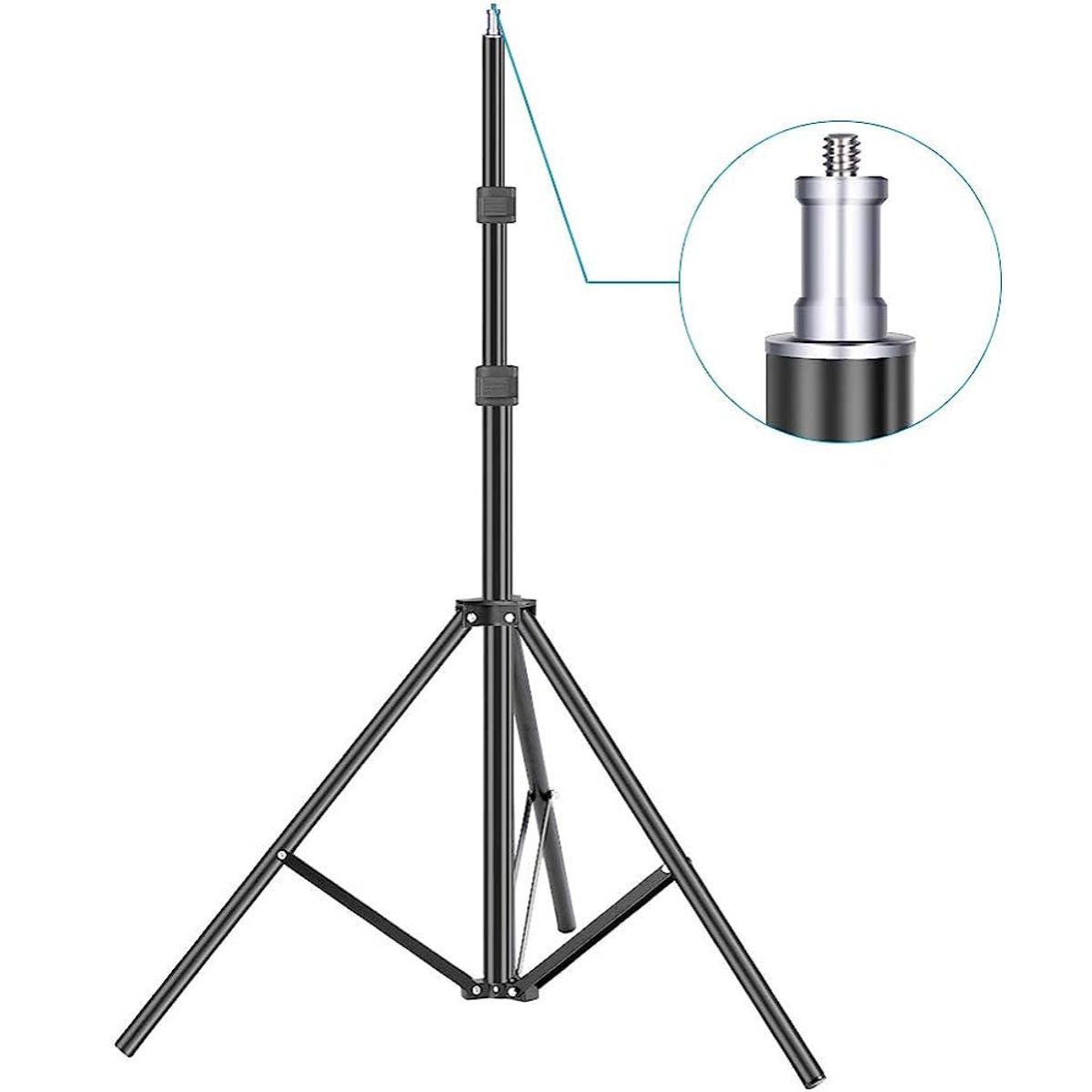 GENERICO - LAMPARA DE LUZ LED CON CONTROL REMOTO Y TRIPODE DE 2METROS