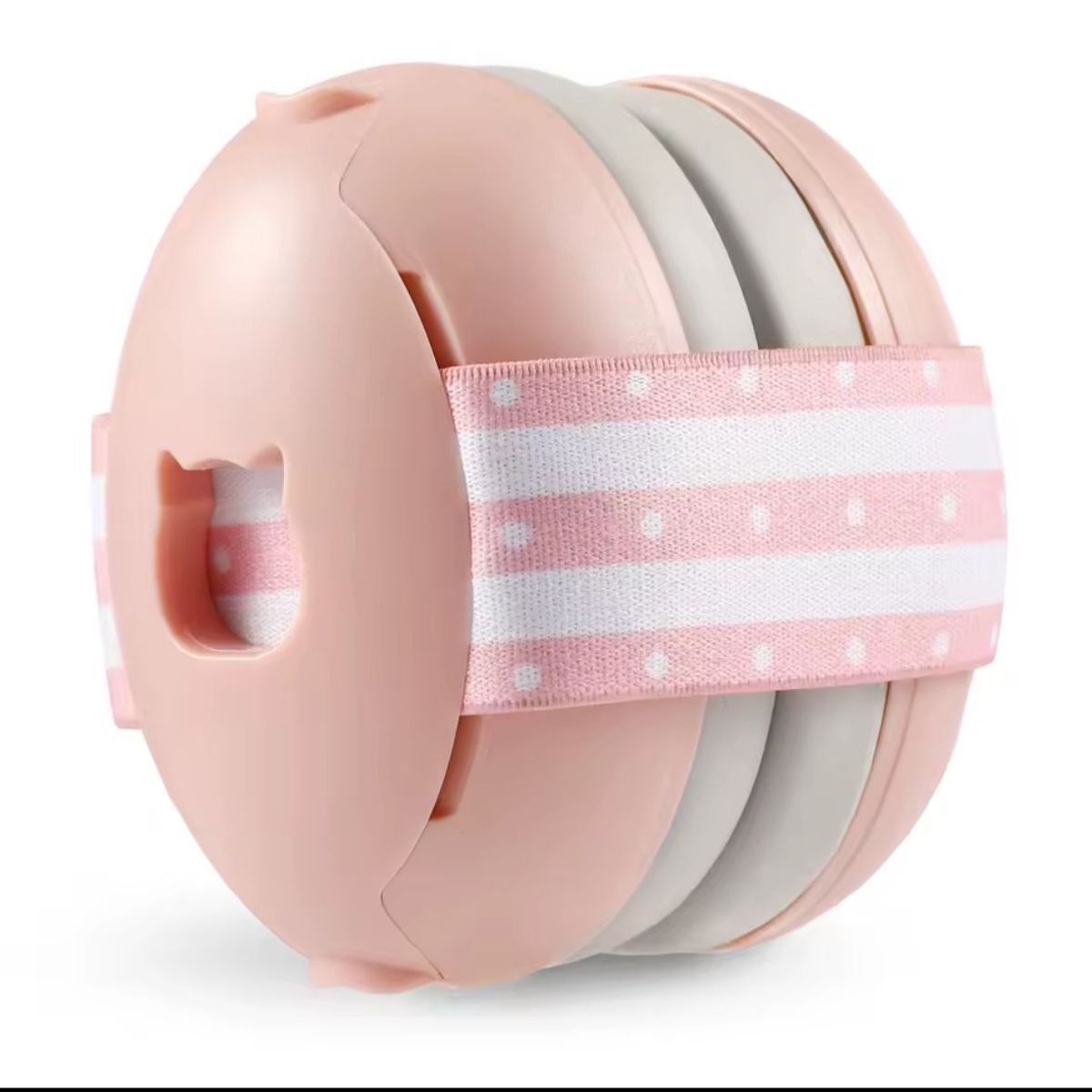 GENERICO - Protector Auditivo Orejera Para Bebé Tamaño Ajustable ROSA