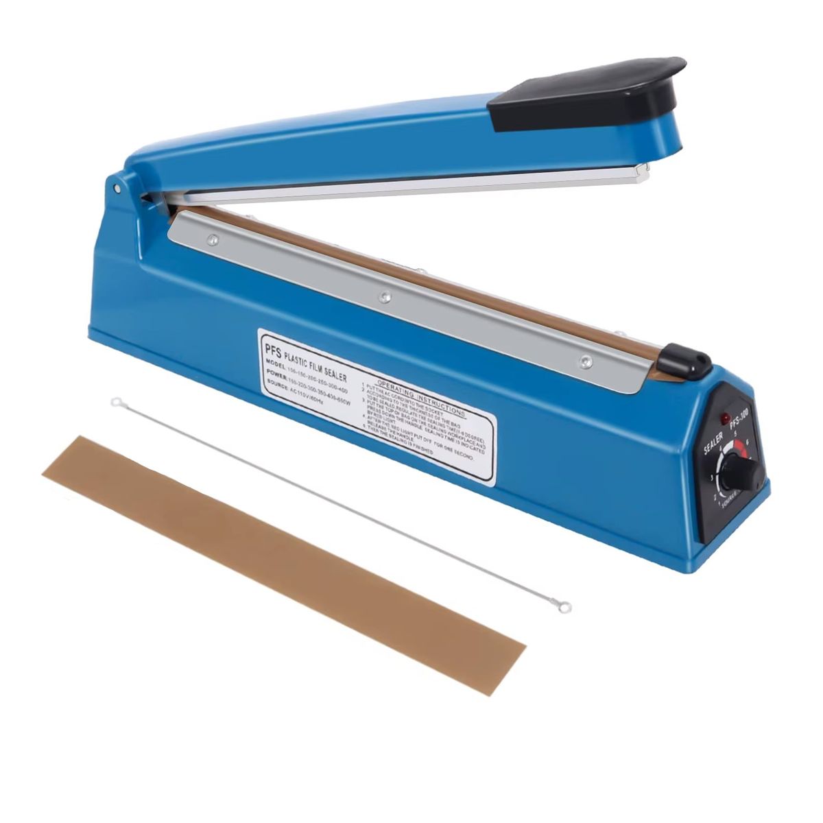 GENERICO - Sellador 40 cm eléctrico Máquina Manual de sellado térmico a presión