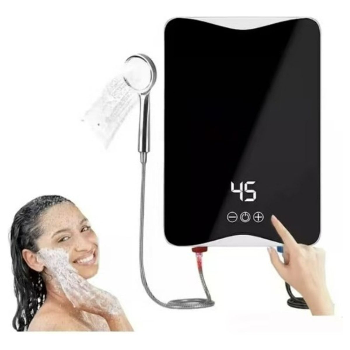 U BUY - Calentador De Agua Eléctrico Instantáneo Para Duchas Baño