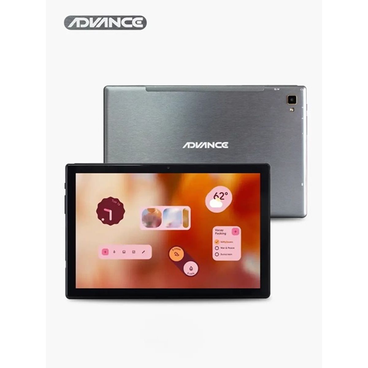 ADVANCE - ADVANCE TABLET SP5705 4G LTE/ 10.1" IPS  64GB, 2GB RAM, ANDROID14 +TECLADO BT+COVER+BOLSO
