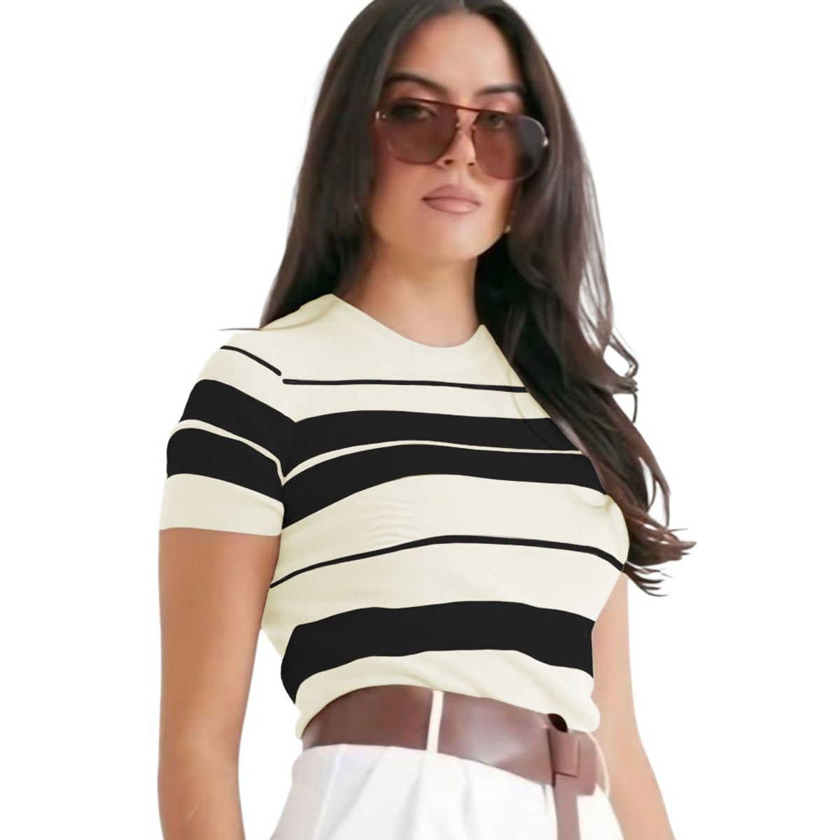 GENERICO - Polo Mujer Hilo New Ecoshoping 359G-17 Color Crudo