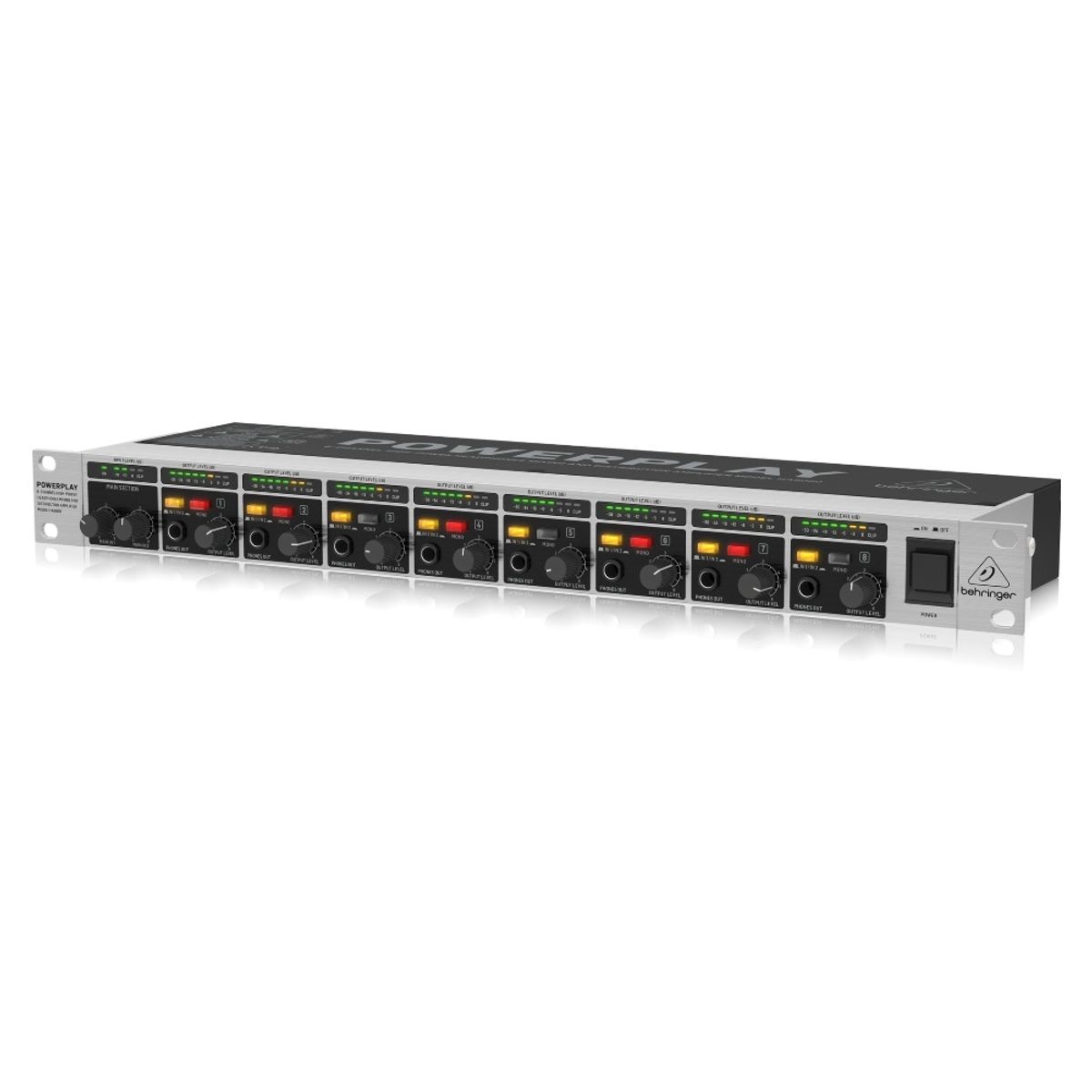 BEHRINGER - HA8000 V2 Behringer - Amplificador de audífonos 8 canales
