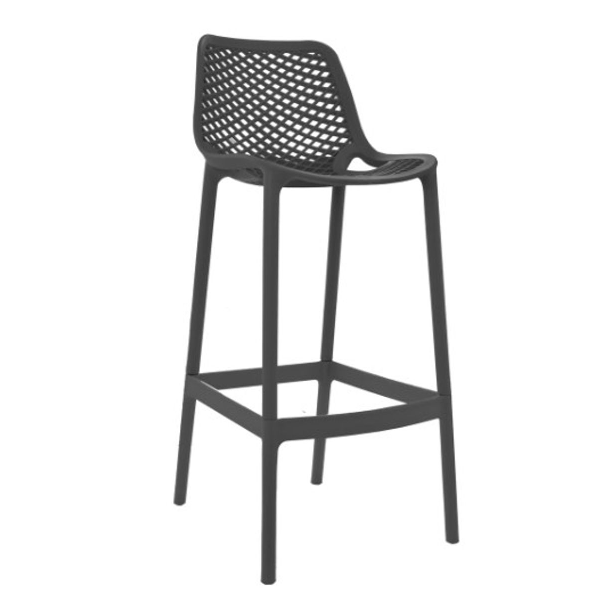 GENERICO - Silla bar negro alta berlin