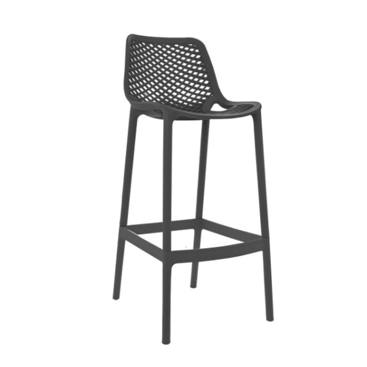 GENERICO - Silla bar negro alta berlin