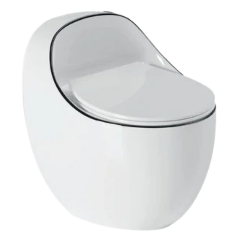 FRATELLI - INODORO ONE PIECE AFRODITA BLANCO Y LINEA NEGRA