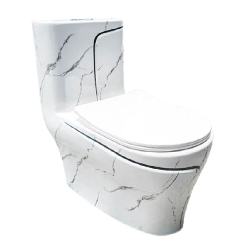 FRATELLI - INODORO ONE PIECE MINIMALISTA MARMOLEADO BLANCO