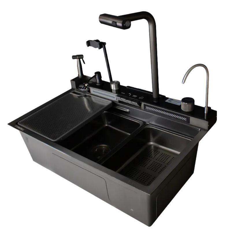 FRATELLI - LAVADERO MULTIFUNCIONAL POSEIDON NEGRO
