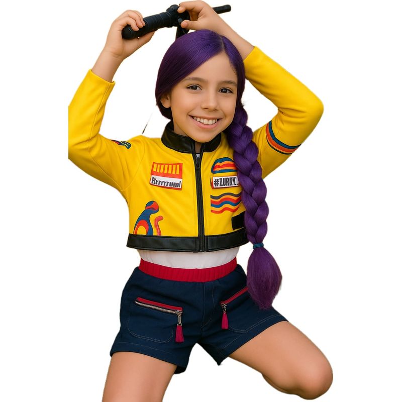 GENERICO - DISFRAZ Y TRENZA DE LAS GUERRERAS DE KPOP