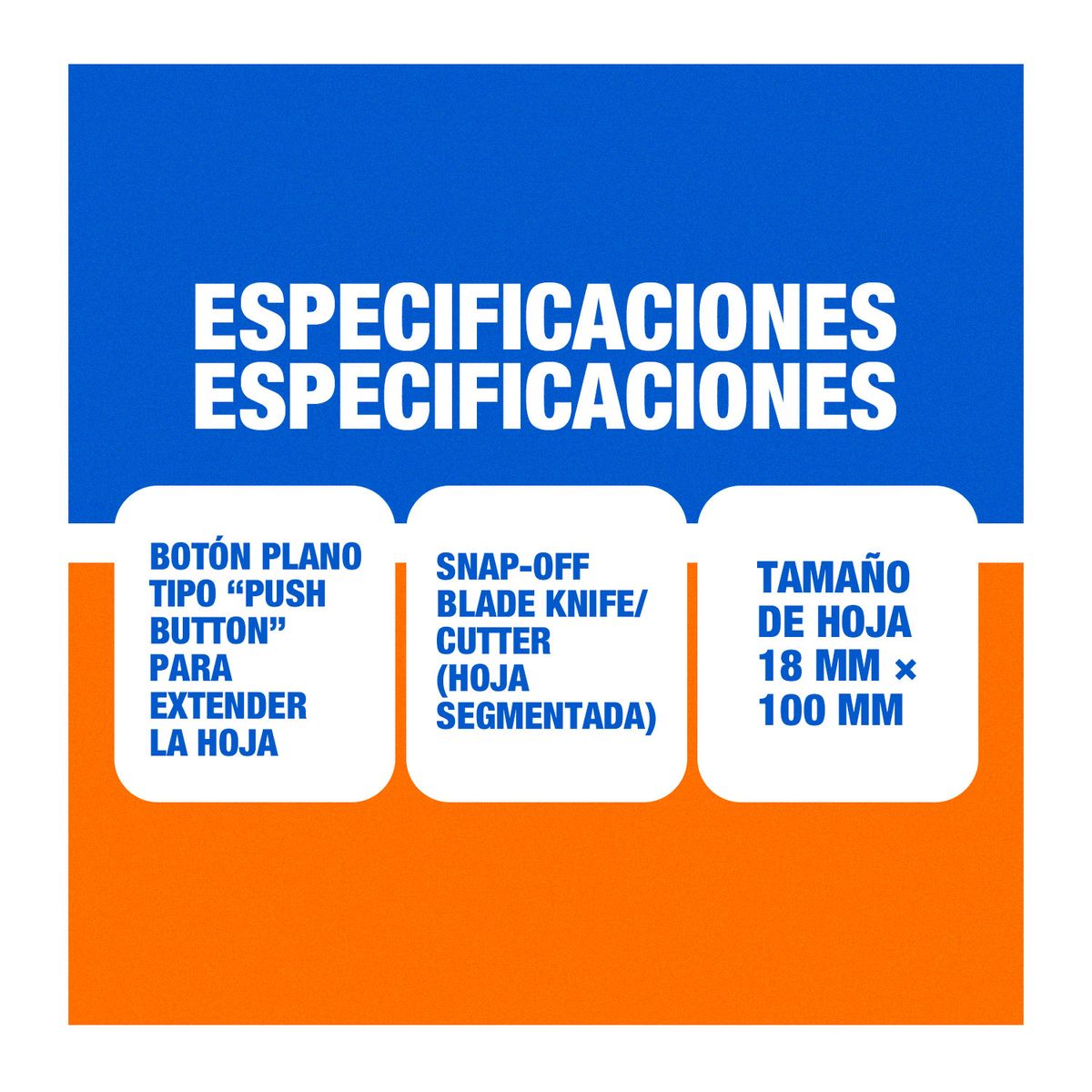 GENERICO - Cutter Metálico Profesional 18mm Wsk2913 - Wadfow