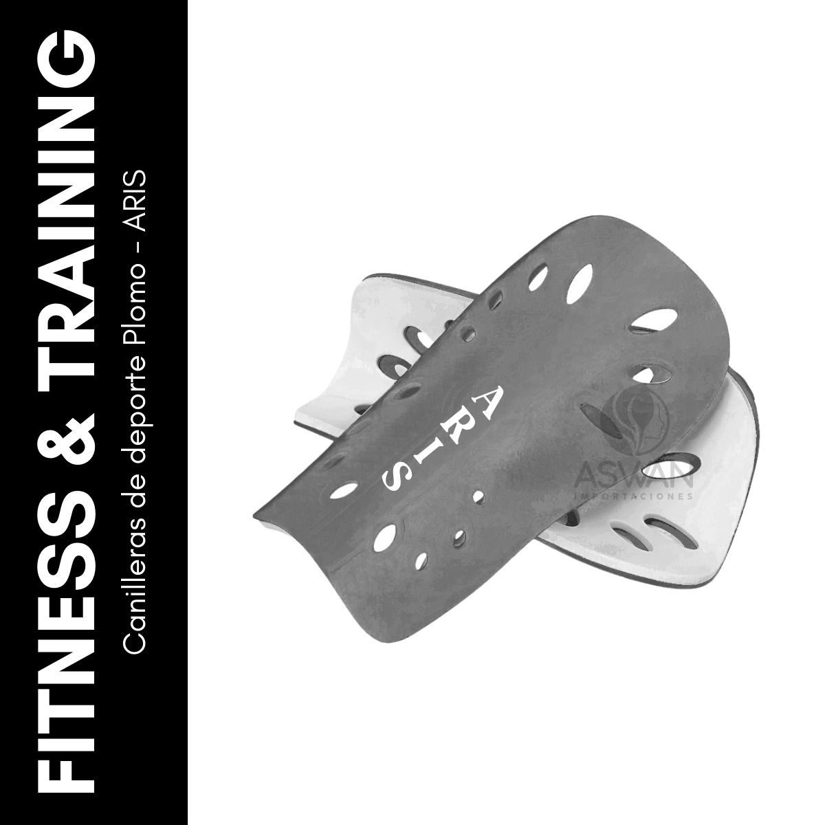 GENERICO - Canilleras de deporte Plomo - ARIS