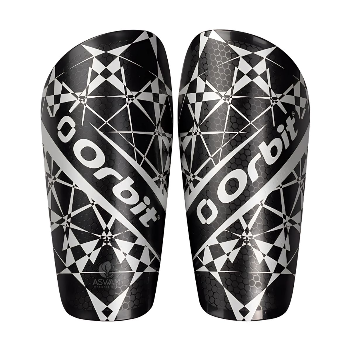 GENERICO - Canilleras De Deporte Negro con Blanco M - Orbit