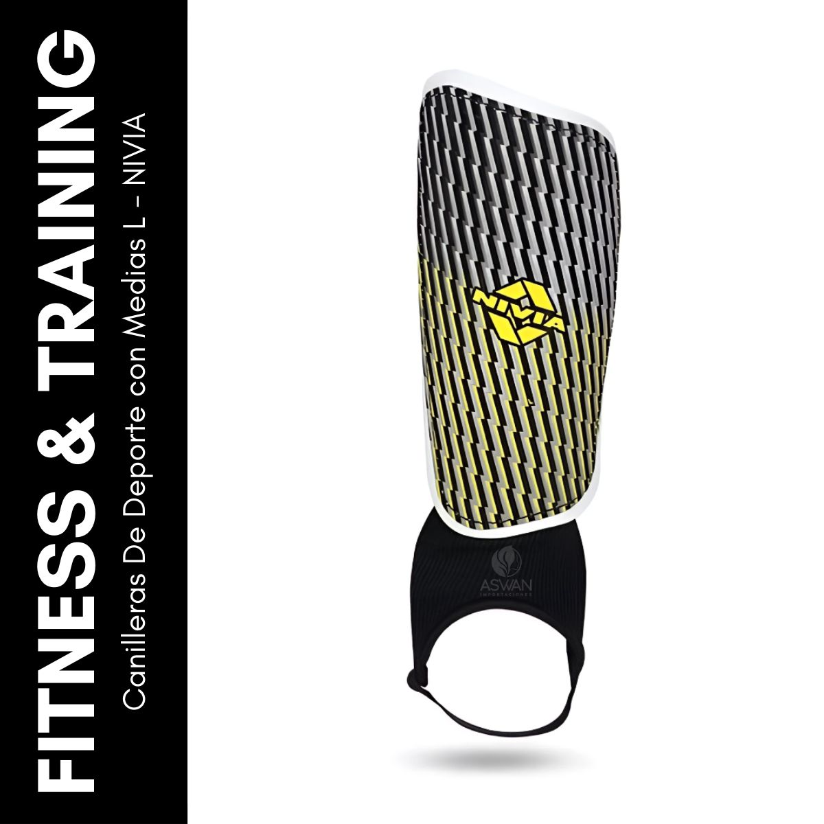 GENERICO - Canilleras De Deporte con Medias L - NIVIA