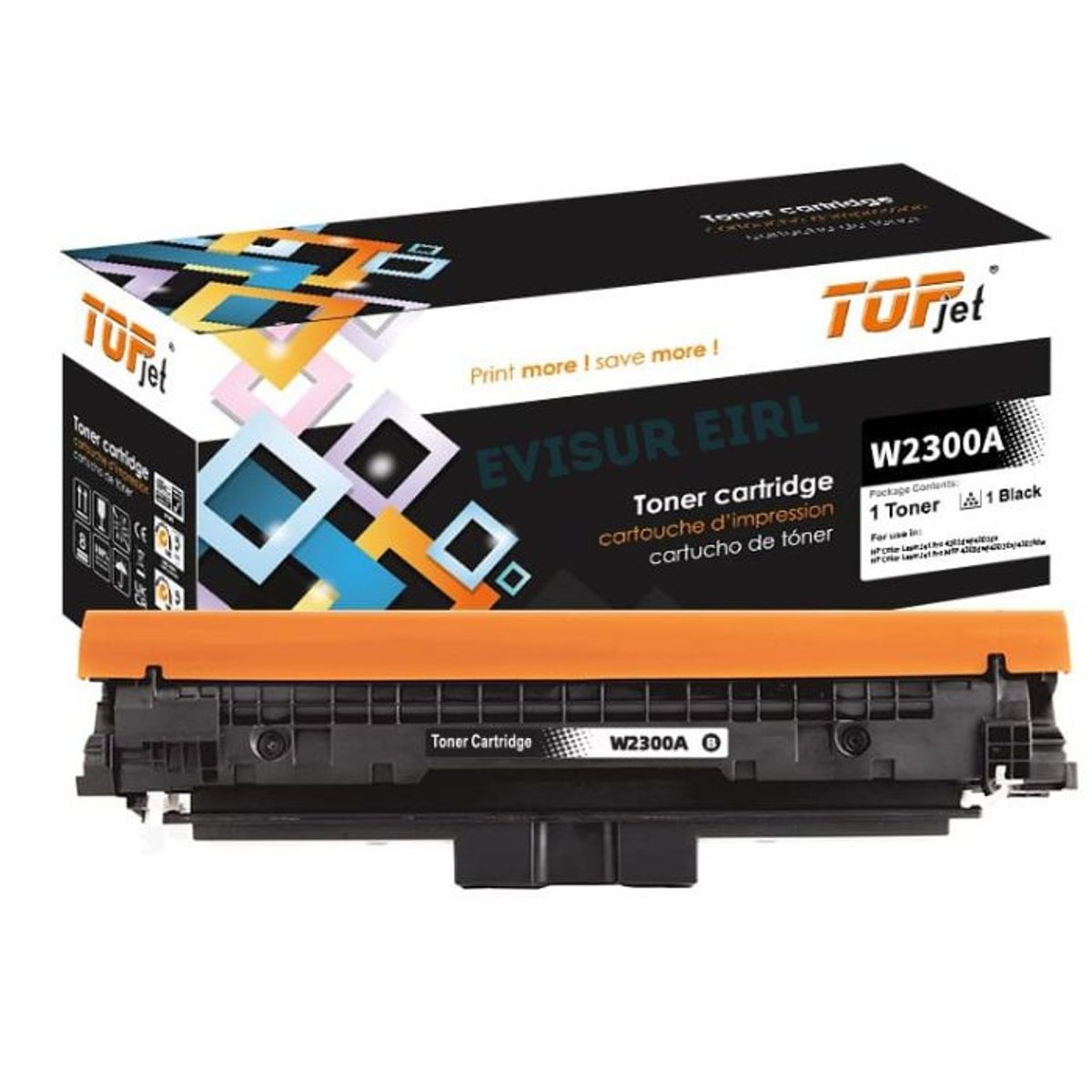 GENERICO - TONER COMPATIBLE HP 230A W2300A NEGRO