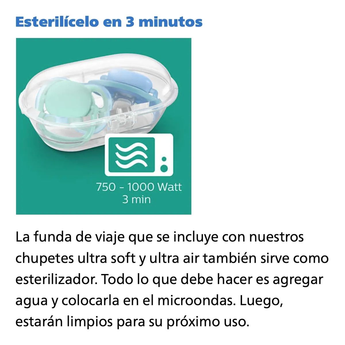 Philips Avent - Chupon Avent De 0 A 6 M Ultra Soft Pack De 2 Uni + Estuche