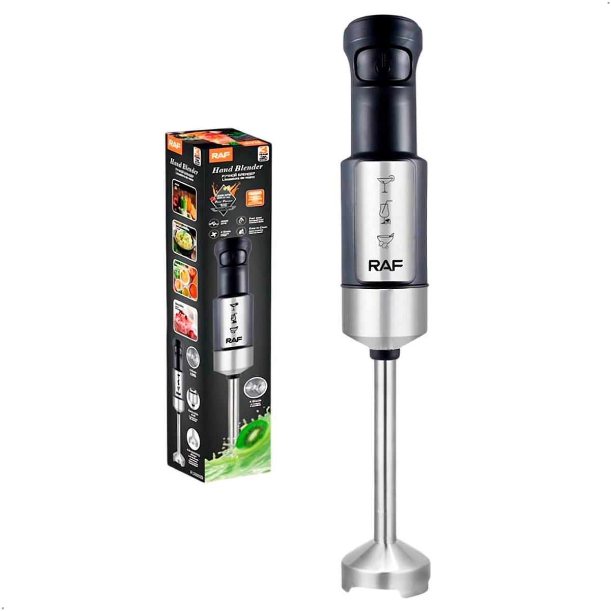 RAFF - Batidora Manual De Inmersion RAF R.30002B 2800 Rpm 400w