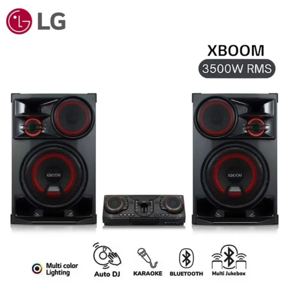 LG - Parlante Bluetooth LG XBOOM CL98 3500W Altavoz para fiesta de karaoke