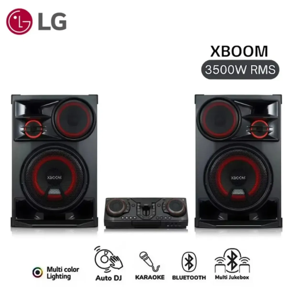 LG - Parlante Bluetooth LG XBOOM CL98 3500W Altavoz para fiesta de karaoke