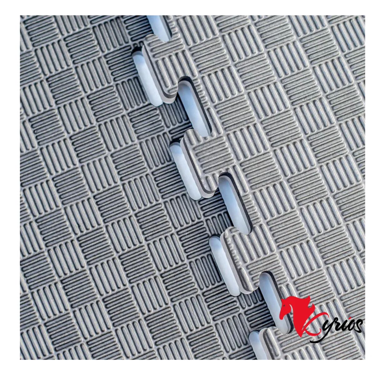 NO LOGO - PACK DE 5 PISOS TATAMI DE 1 X 1 METRO DOBLE COLOR ANTIDESLIZANTE