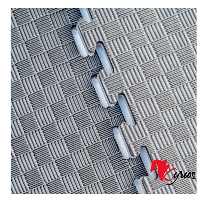 NO LOGO - PAQUETE DE PISO TATAMIS DE 1 X 1 METRO DOBLE COLOR ANTIDESLIZANTE