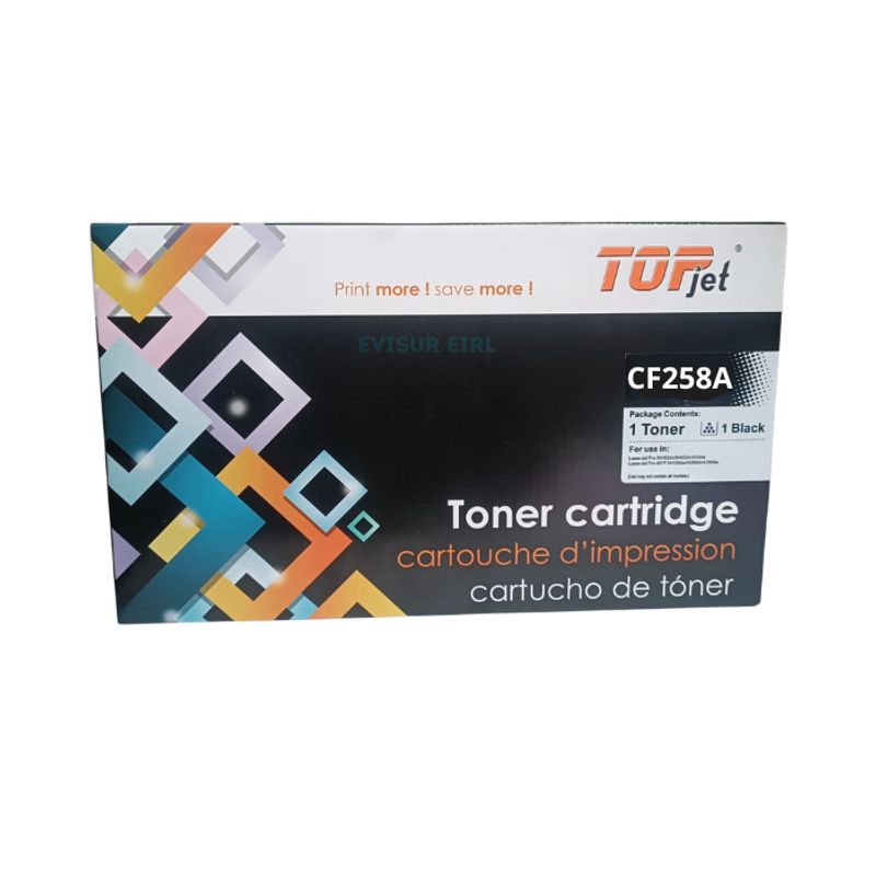 GENERICO - TONER COMPATIBLE HP 58A CF258A NEGRO