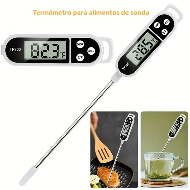 GENERICO - Termómetro Digital CYCG con Sonda Alta Precisión ±01°C°F