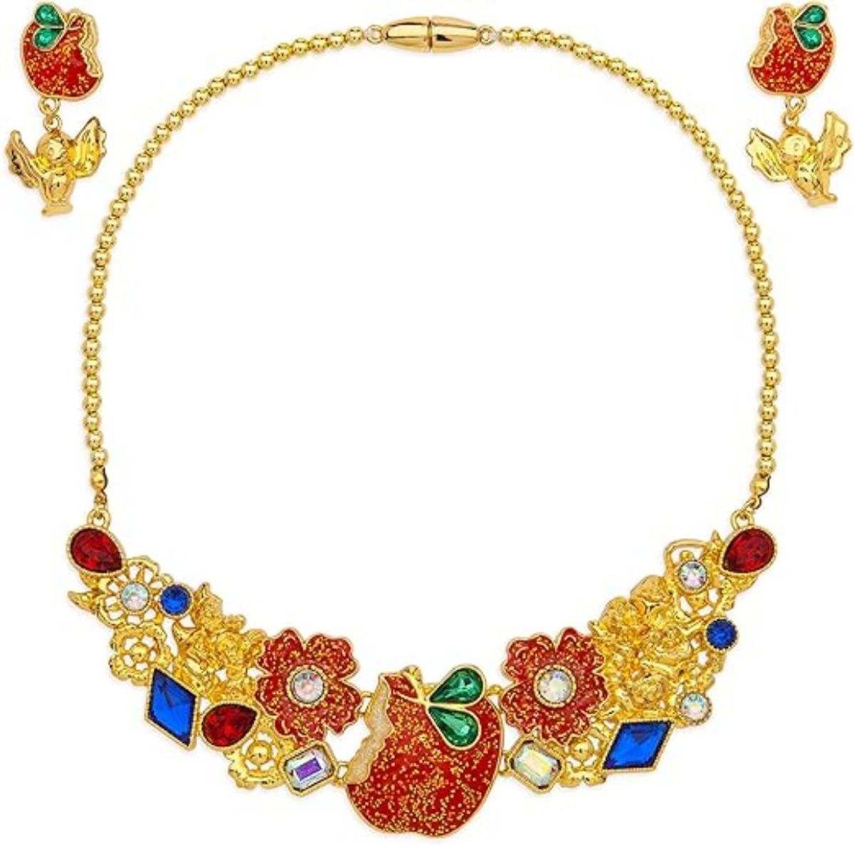DISNEY CLASICOS - Set de Joyas Disfraz Niñas Princesa Blanca Nieves Disney Store
