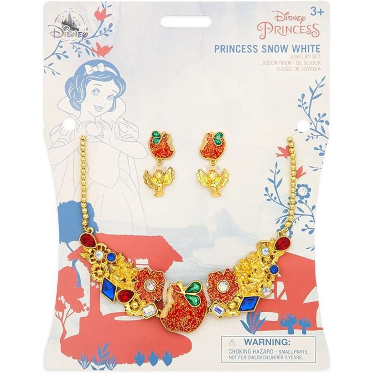 DISNEY CLASICOS - Set de Joyas Disfraz Niñas Princesa Blanca Nieves Disney Store