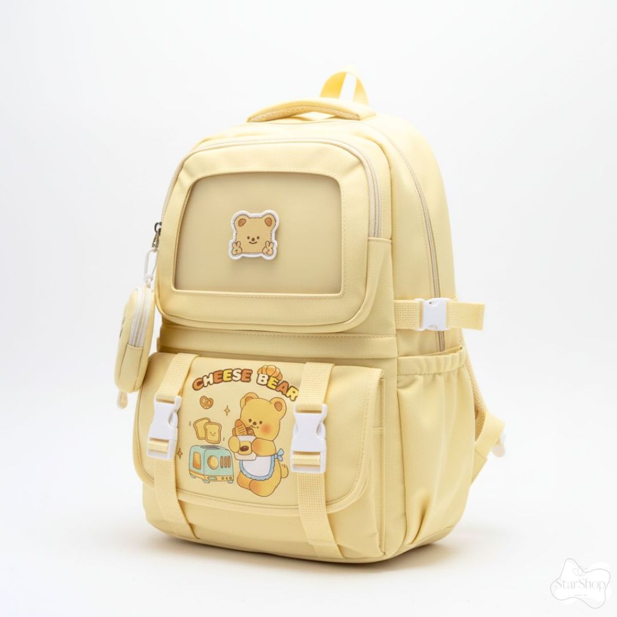 GENERICO - Mochila escolar Ositos tamaño Oficio