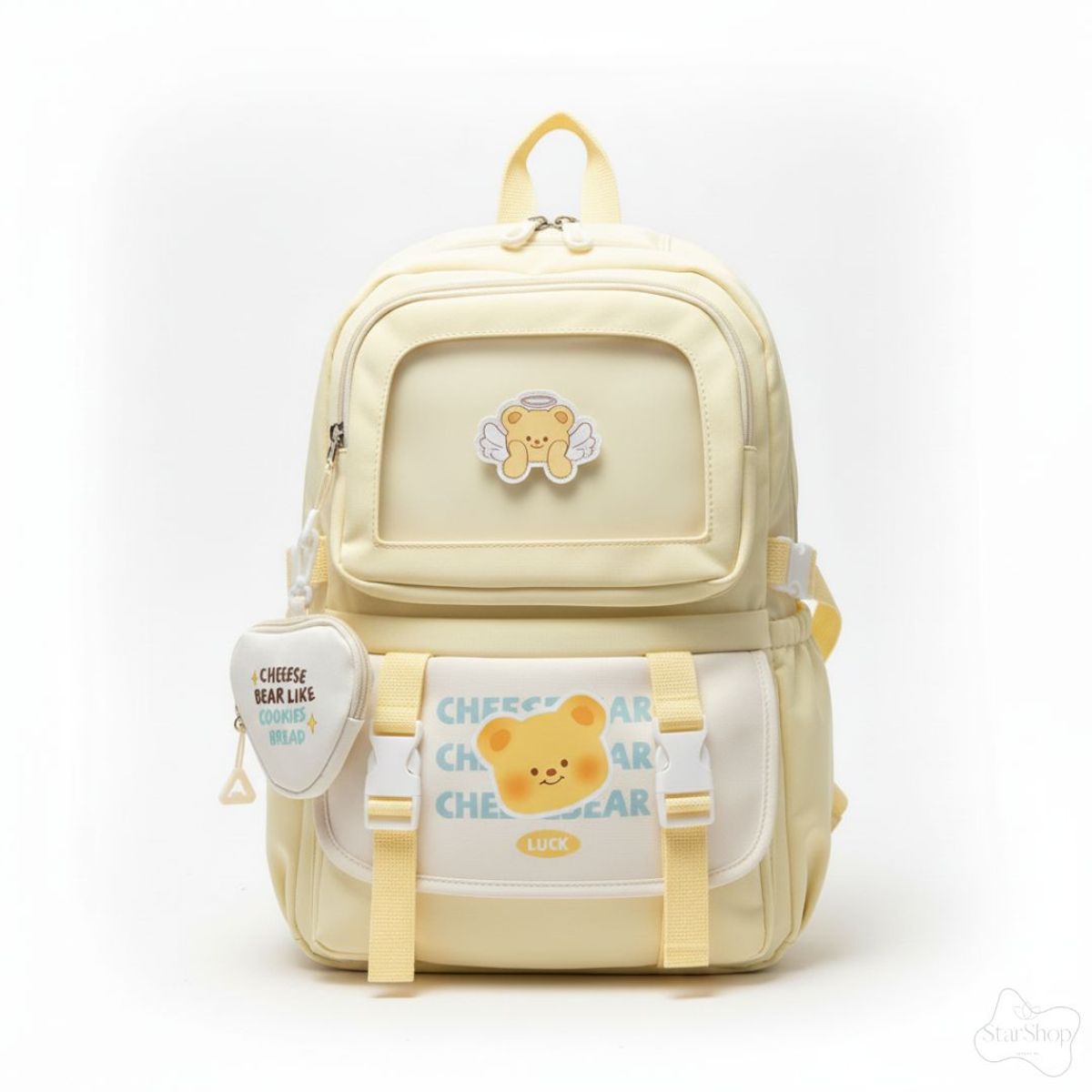 GENERICO - Mochila escolar Ositos tamaño oficio