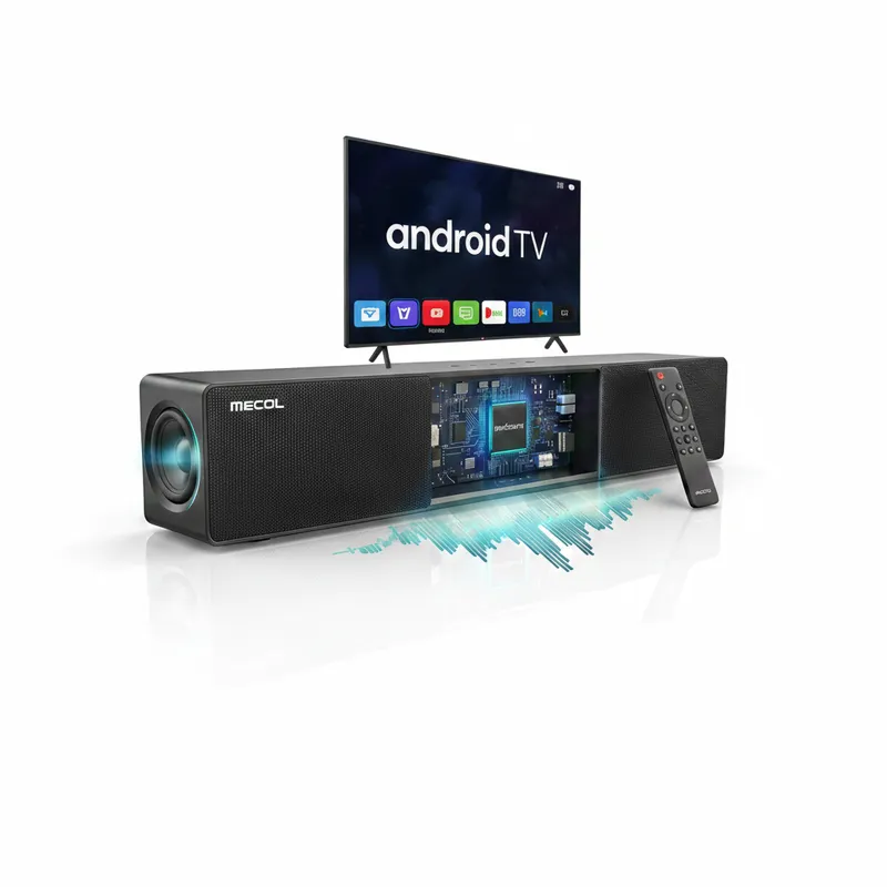 MECOOL - Mecool KS3 Barra Sonido Android TV 12 Dolby Atmos Netflix 4K