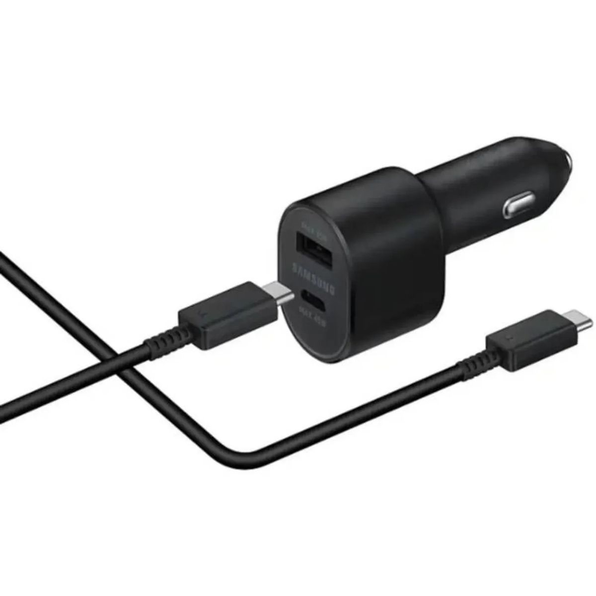 SAMSUNG - Cargador Auto Samsung Súper Fast Charging 2.0 45W Negro