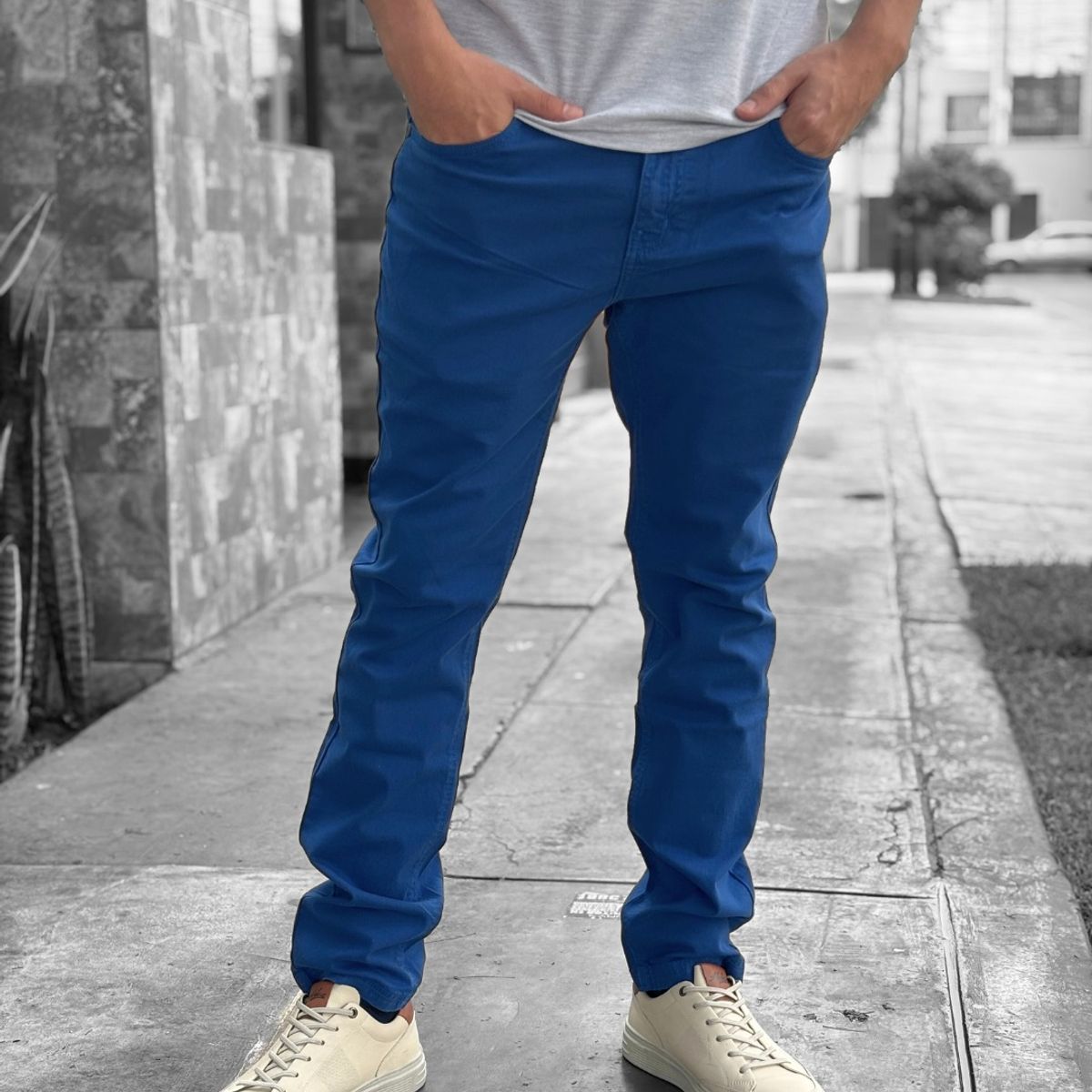 ALDO'S SINCE 1986 - 0101015601-ALDOS-PANTALON DRILL SLIM FIT DE EDICIÓN LIMITADA