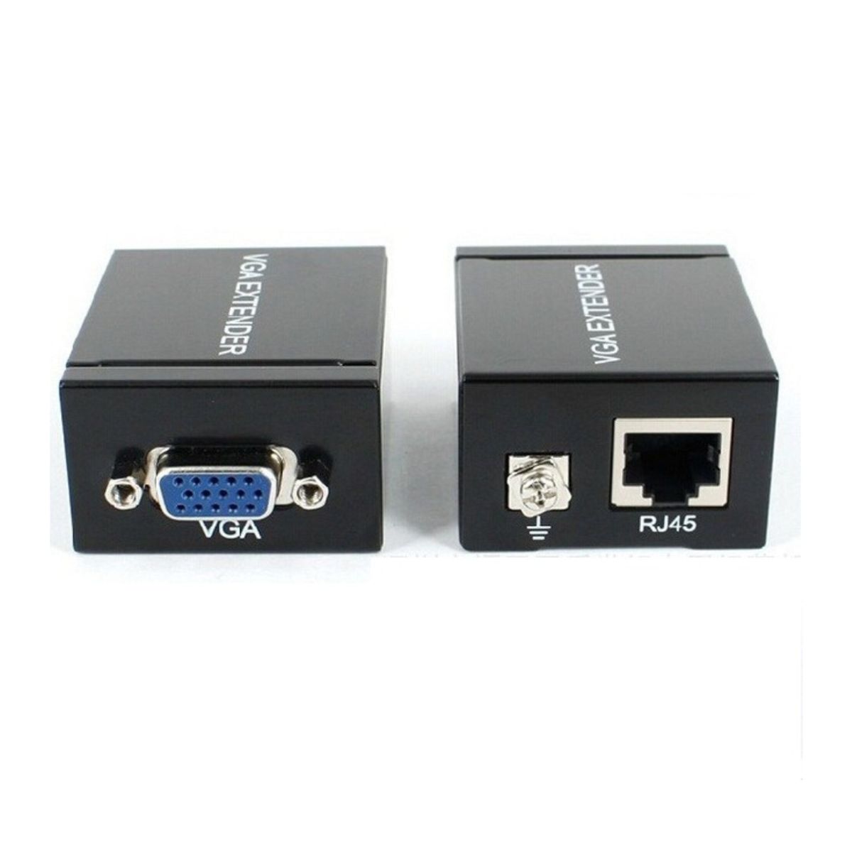 GENERICO - Extender Vga Extensor Utp Vga Rj45 Hasta 60 Metros Cat 5e/6